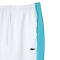 White-Blue - Lifestyle - Lacoste Mens Colour Block Jogging Bottoms