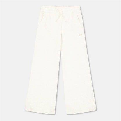 Oatmeal - Front - Abercrombie & Fitch Childrens-Kids Wide Leg Jogging Bottoms