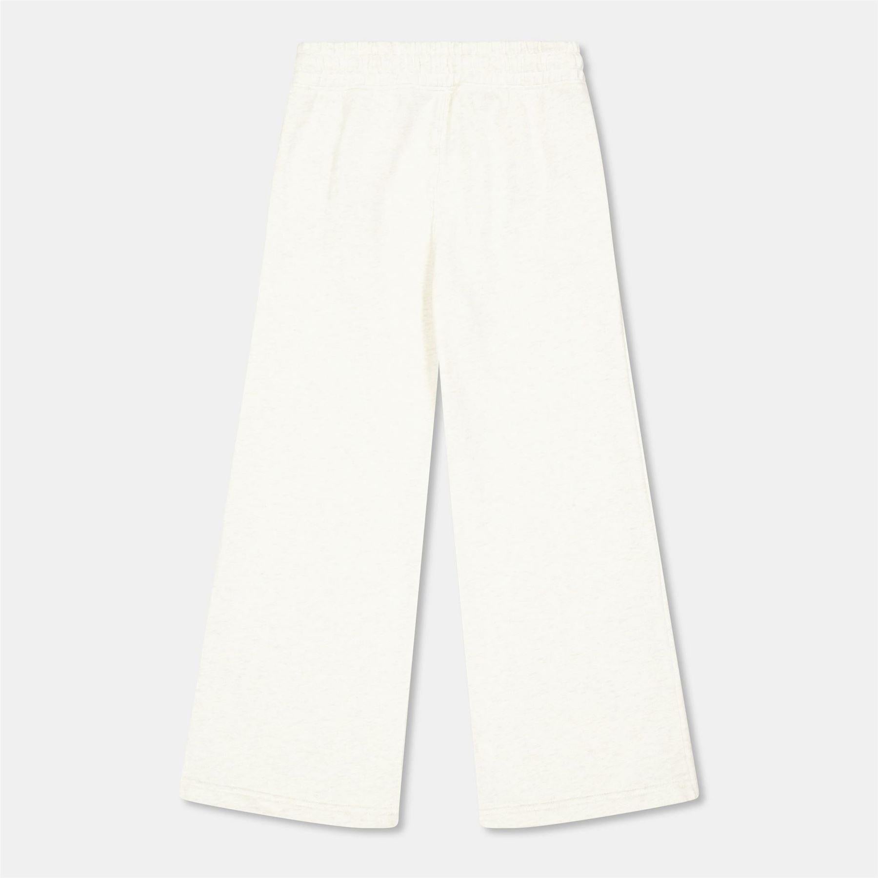 Oatmeal - Back - Abercrombie & Fitch Childrens-Kids Wide Leg Jogging Bottoms