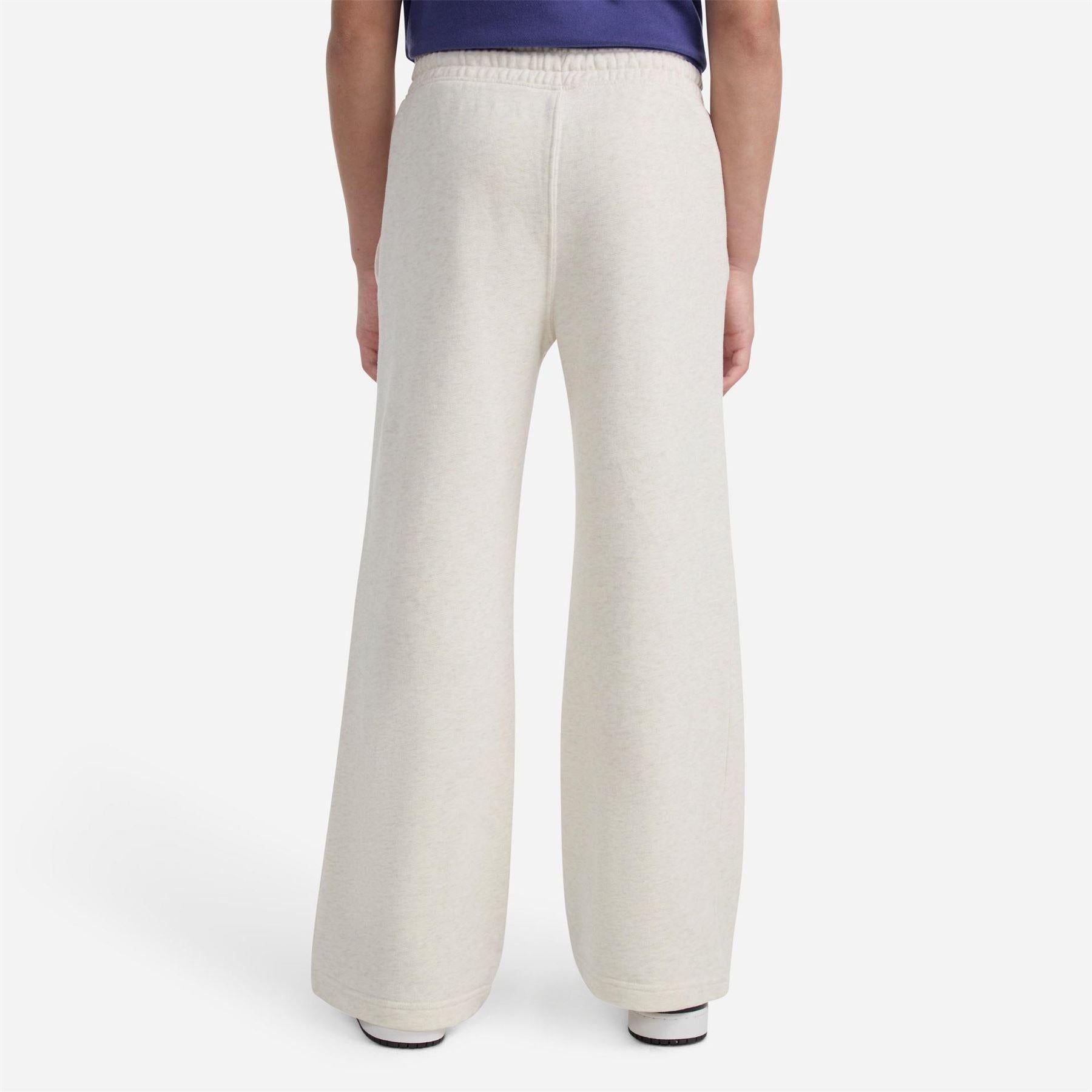 Oatmeal - Side - Abercrombie & Fitch Childrens-Kids Wide Leg Jogging Bottoms