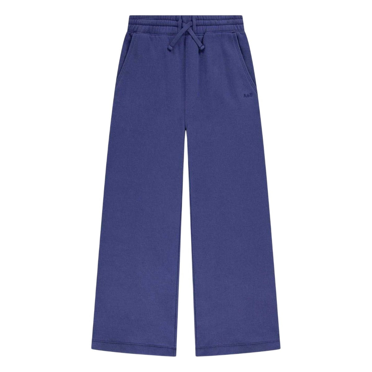 Blue - Front - Abercrombie & Fitch Childrens-Kids Wide Leg Jogging Bottoms