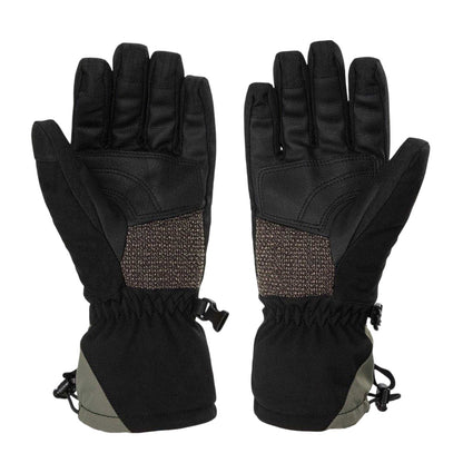 Black-Green - Back - Gul Powder Polyester Logo Ski Gloves