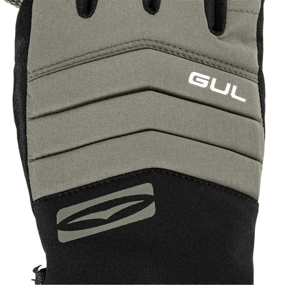 Black-Green - Side - Gul Powder Polyester Logo Ski Gloves