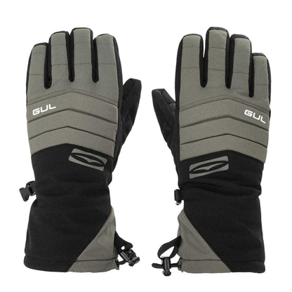 Black-Green - Front - Gul Powder Polyester Logo Ski Gloves