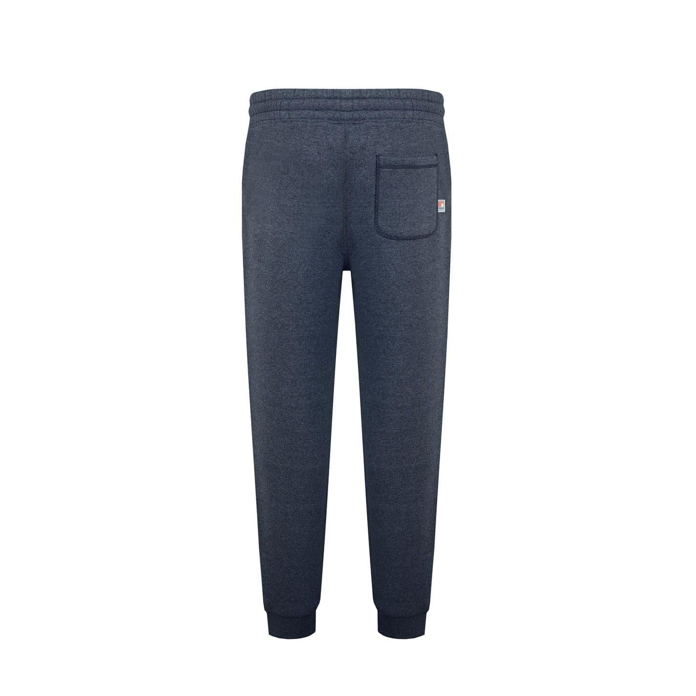 Dark Charcoal Marl - Back - SoulCal Mens Signature Fleece Jogging Bottoms