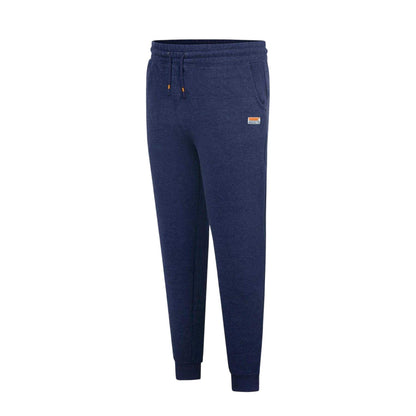 Indigo Marl - Side - SoulCal Mens Signature Fleece Jogging Bottoms