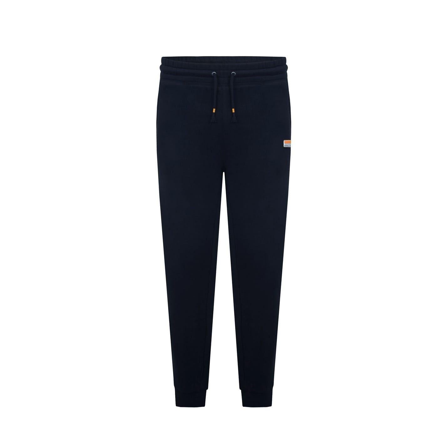Black - Front - SoulCal Mens Signature Fleece Jogging Bottoms