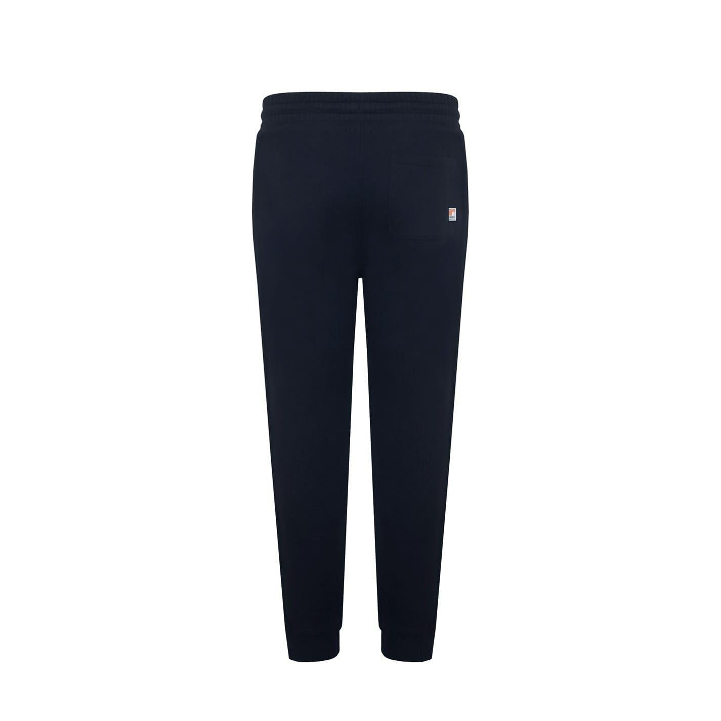 Black - Back - SoulCal Mens Signature Fleece Jogging Bottoms