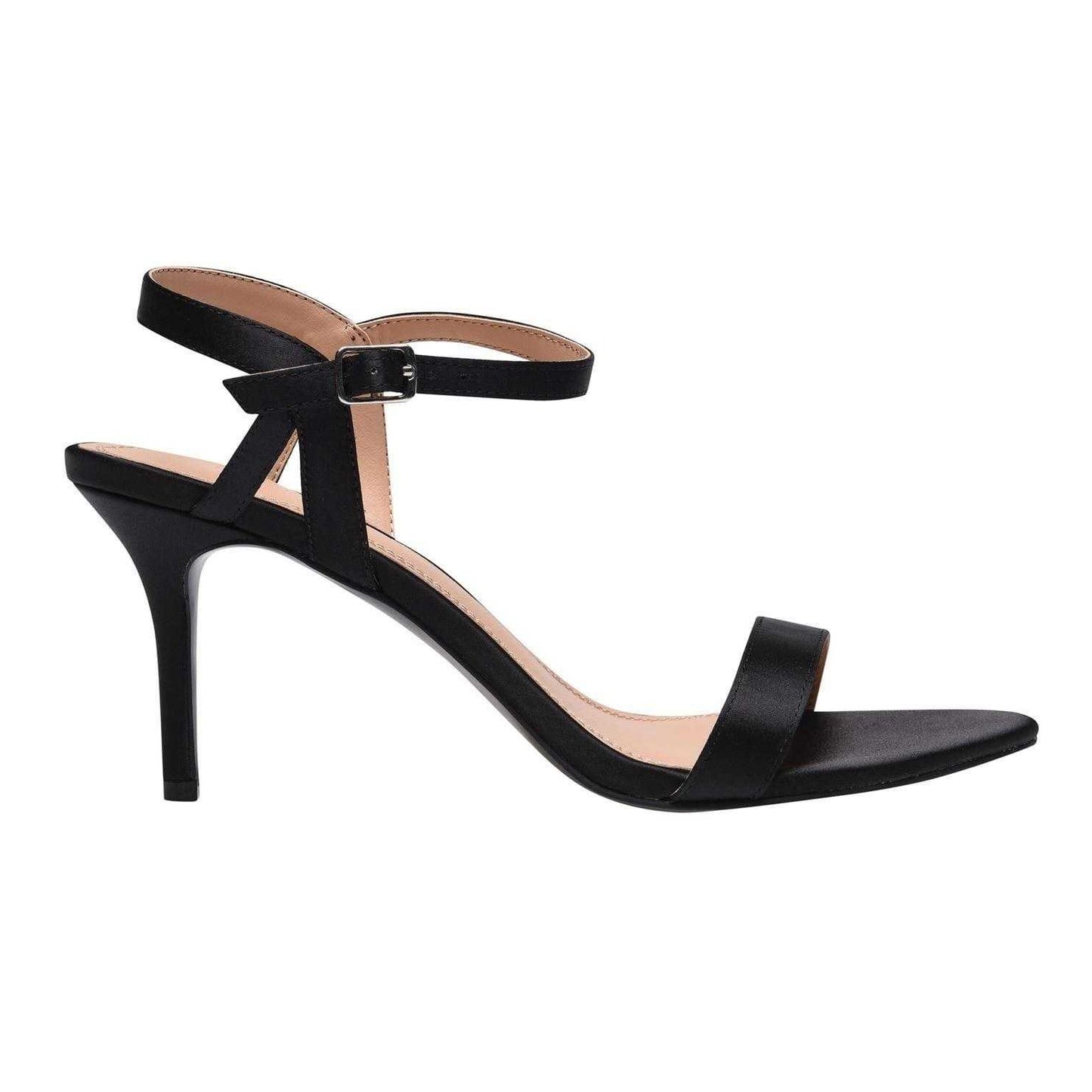 Black - Lifestyle - Linea Womens-Ladies Mid Stiletto Sandals