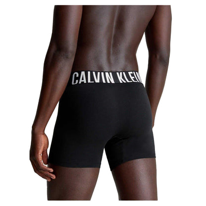 Black - Back - Calvin Klein Mens Boxer Shorts (Pack of 3)