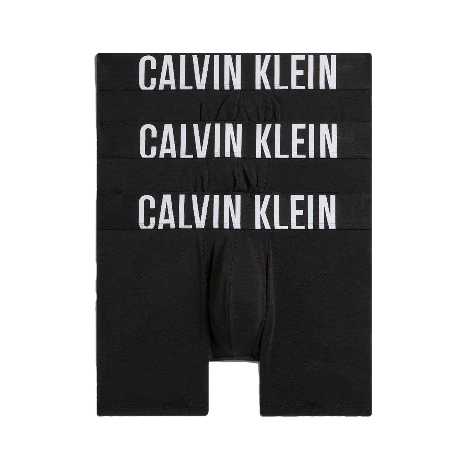 Black - Front - Calvin Klein Mens Boxer Shorts (Pack of 3)