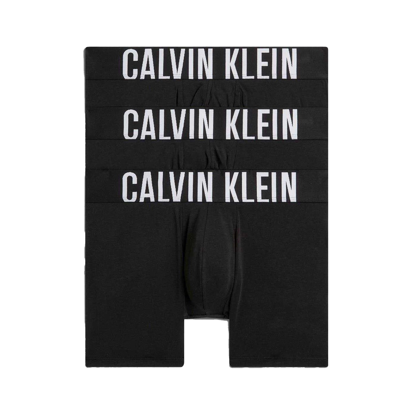 Black - Front - Calvin Klein Mens Boxer Shorts (Pack of 3)