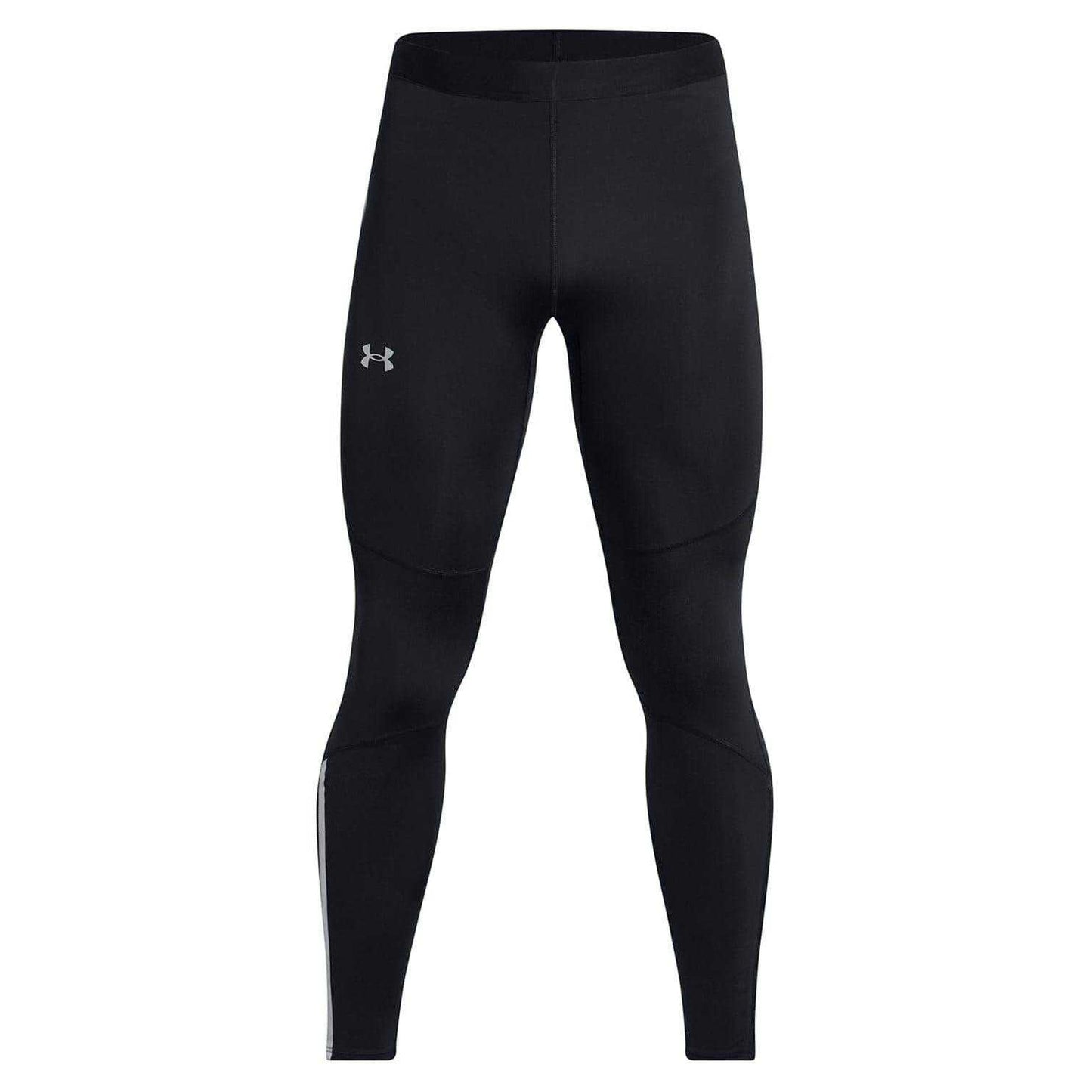Black - Front - Under Armour Mens Launch Reflective Detail Running Leggings