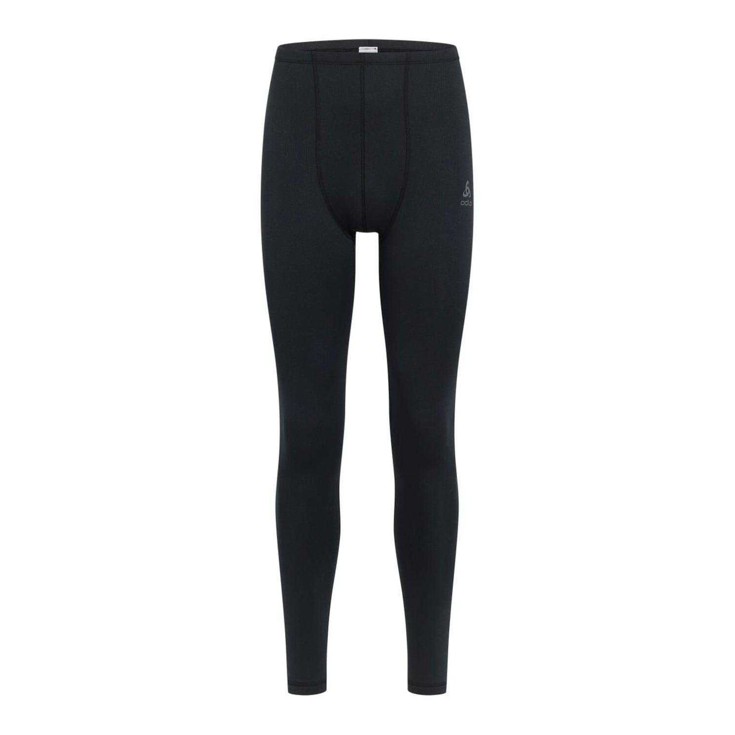 Black - Front - Odlo Mens Slim Base Layer Leggings