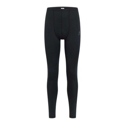 Black - Front - Odlo Mens Slim Base Layer Leggings