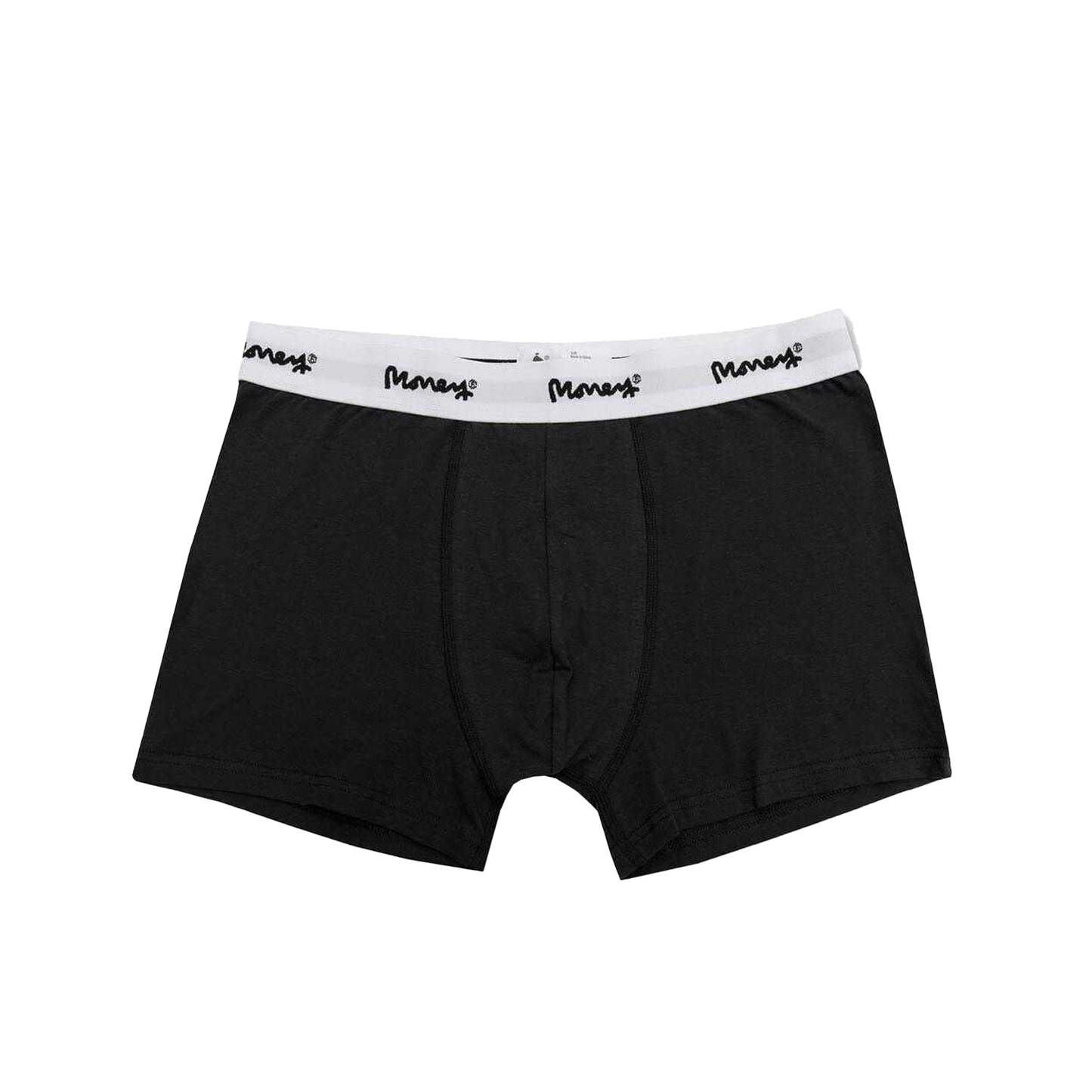 Grey Marl-Black-White Marl - Back - Money Mens Cotton Blend Underwear (Pack of 3)