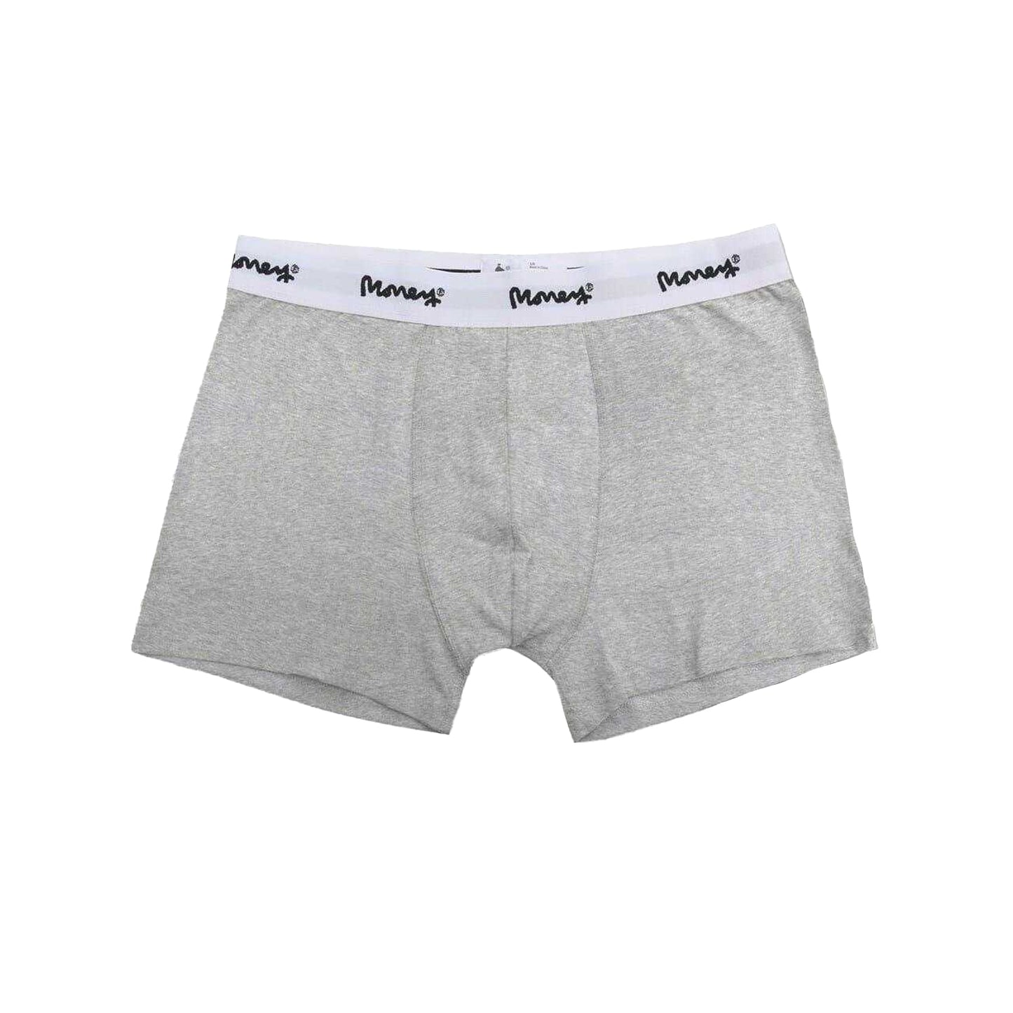 Grey Marl-Black-White Marl - Side - Money Mens Cotton Blend Underwear (Pack of 3)