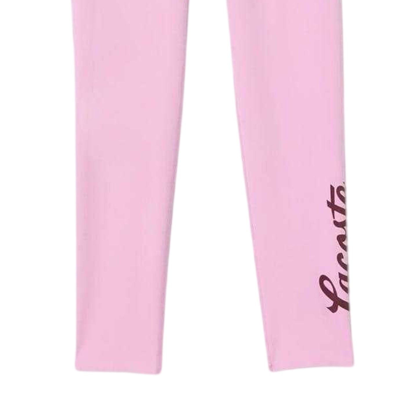 Pink - Back - Lacoste Womens-Ladies Slim Leggings