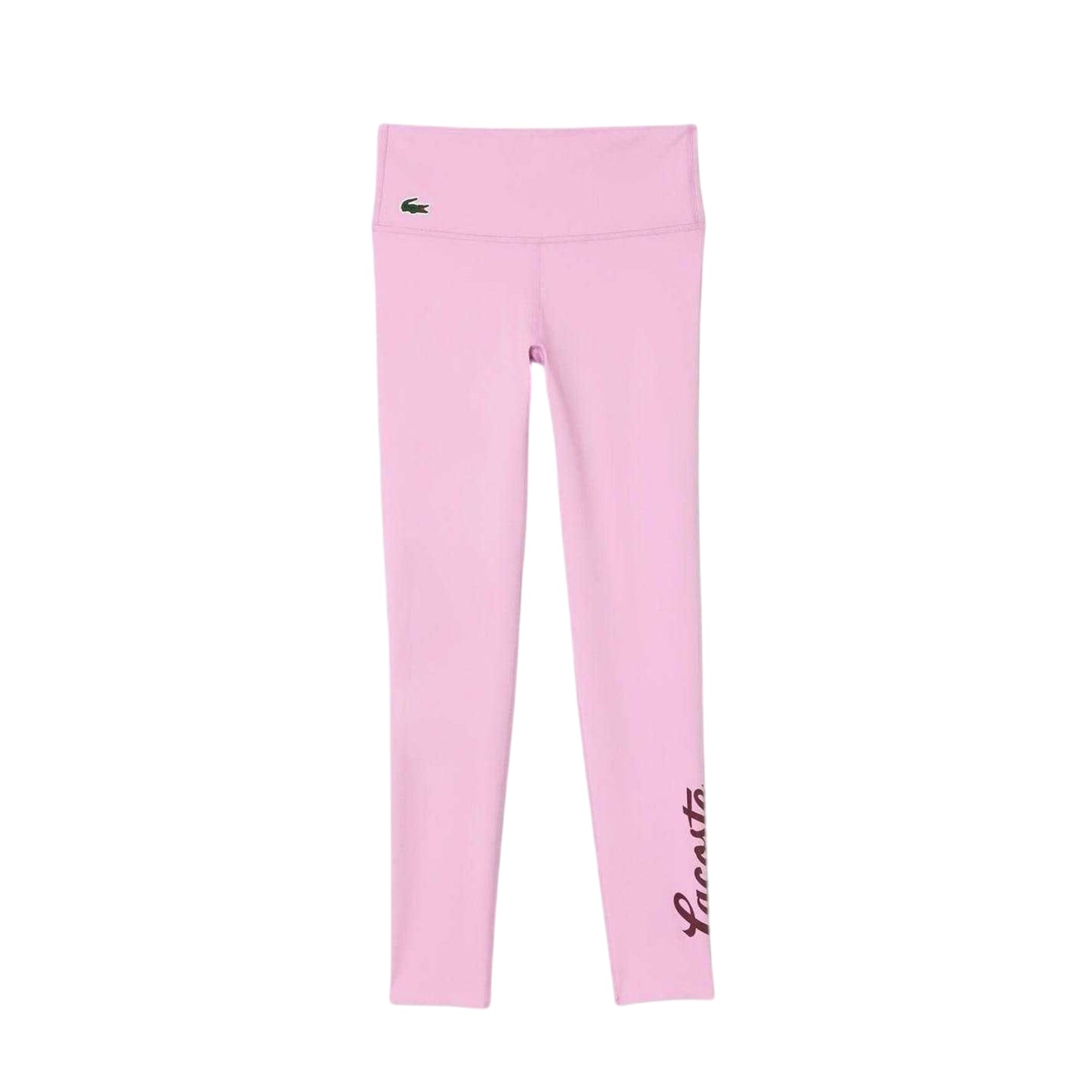 Pink - Front - Lacoste Womens-Ladies Slim Leggings