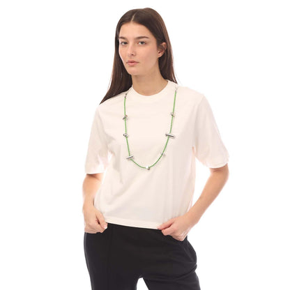White - Front - Ambush Womens-Ladies Stoppers T-Shirt