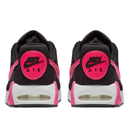 Black-Pink - Back - Nike Girls Air Max Ivo Leather Trainers