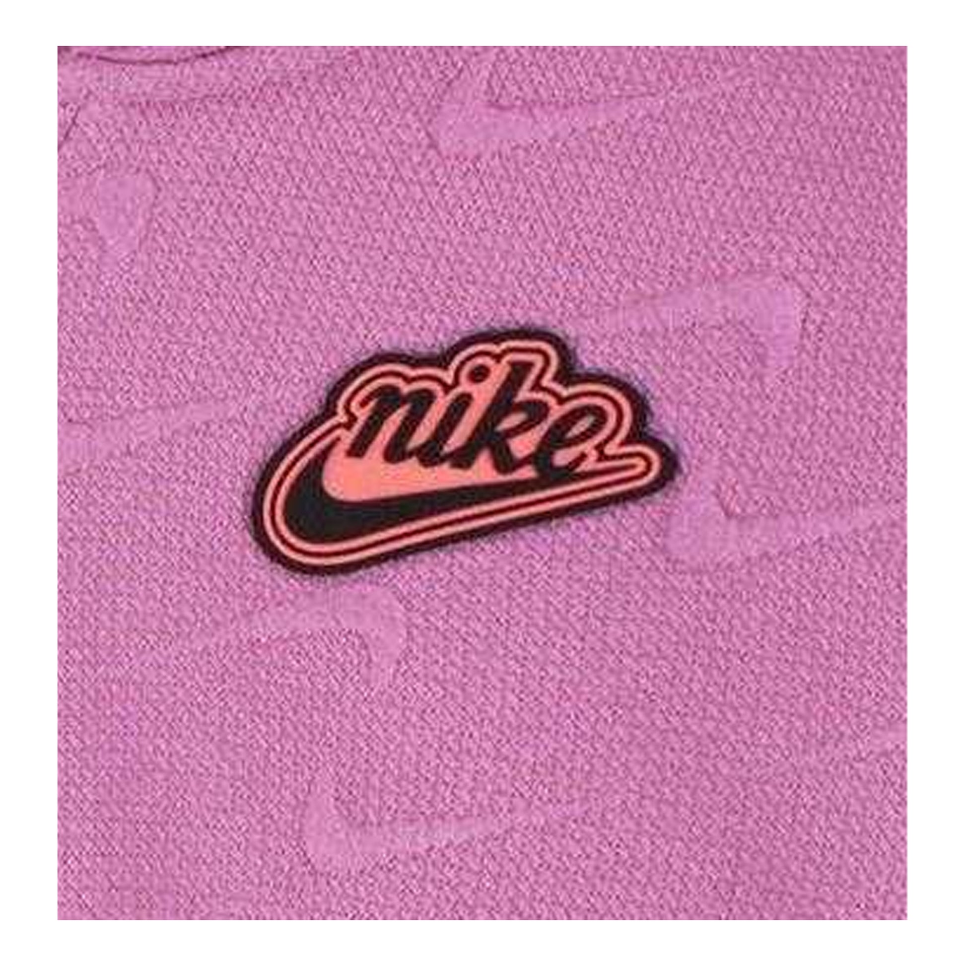 Flamingo Pink - Back - Nike Childrens-Kids Embossed Full Zip Hoodie