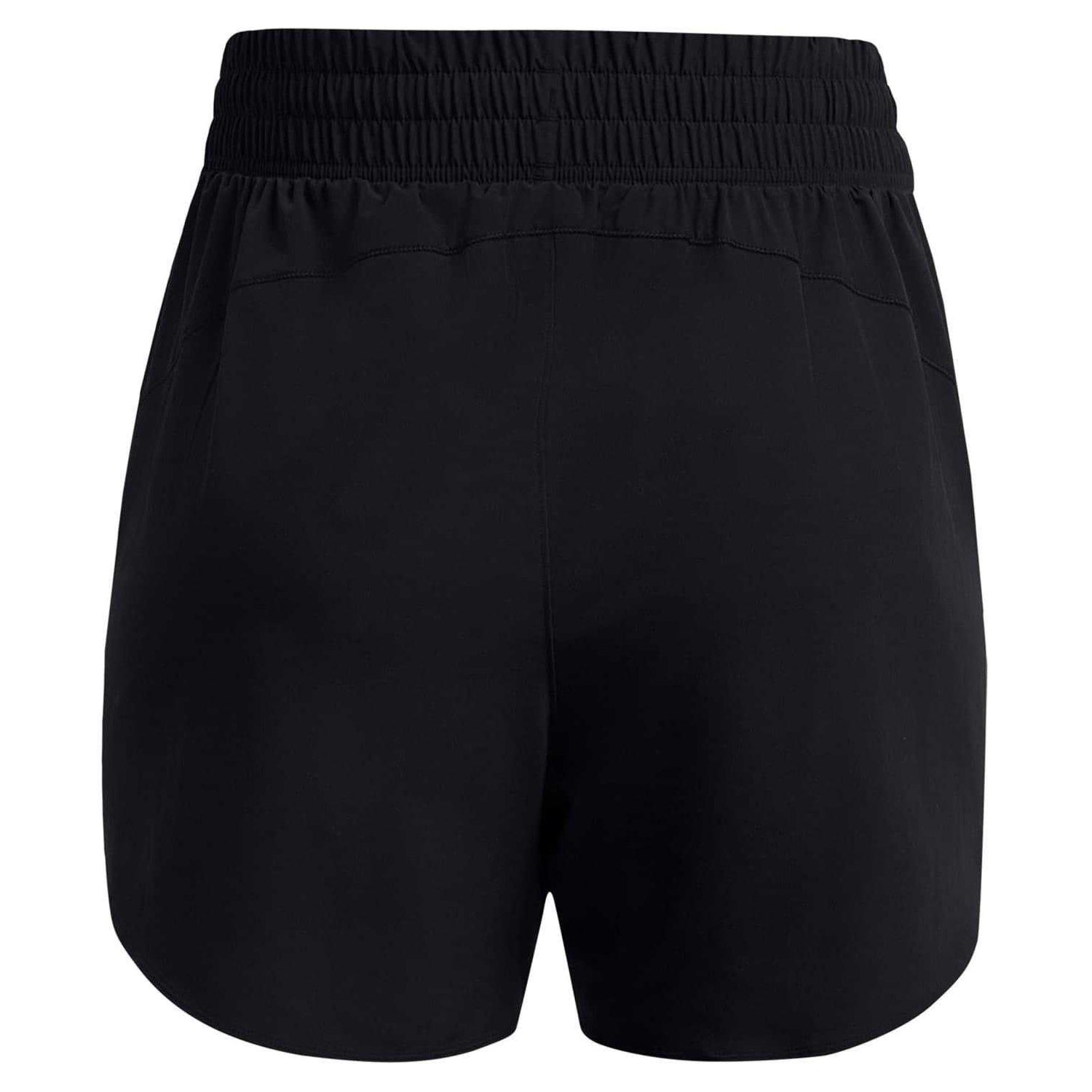 Black - Back - Under Armour Womens-Ladies Vanish Running Shorts