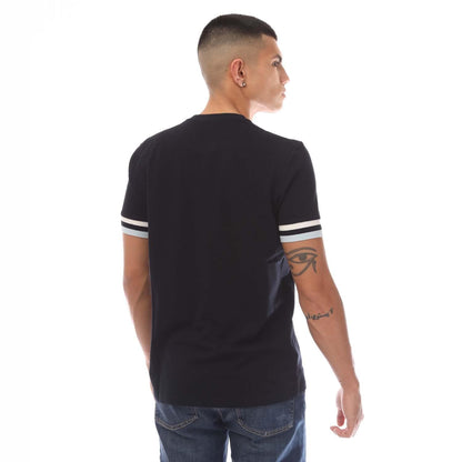 Navy - Back - Fred Perry Mens Bold Pique Tipped T-Shirt