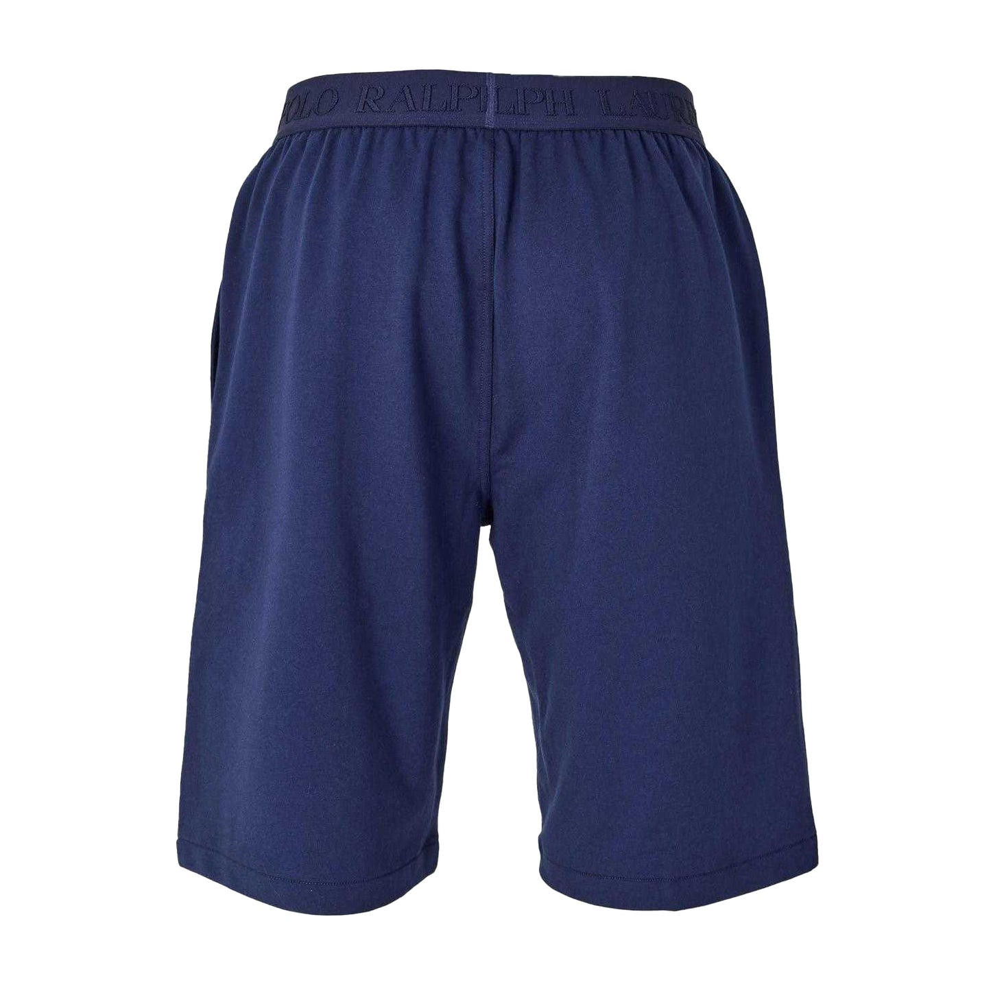 Navy - Back - Ralph Lauren Mens Tonaltape Sweat Shorts