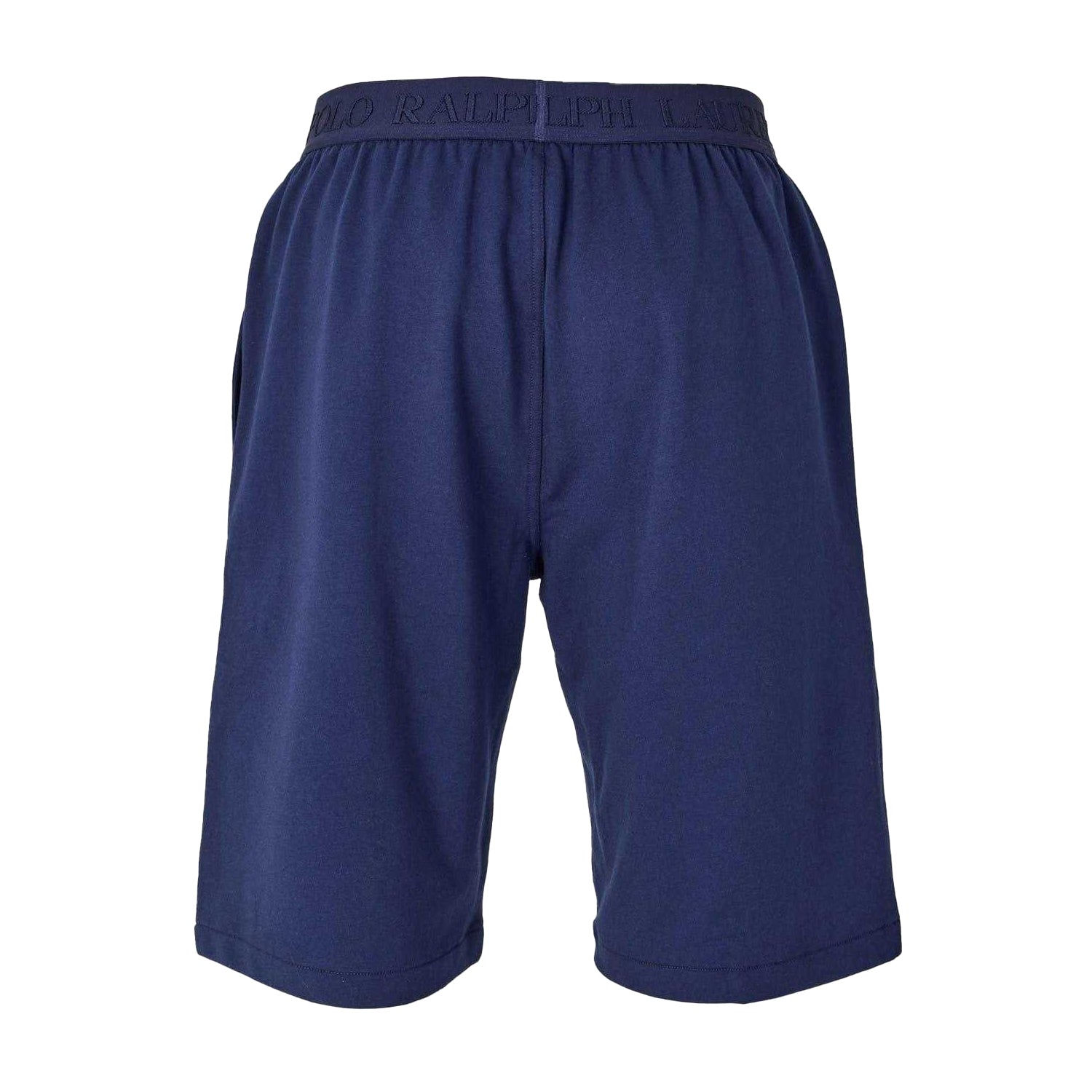 Navy - Back - Ralph Lauren Mens Tonaltape Sweat Shorts