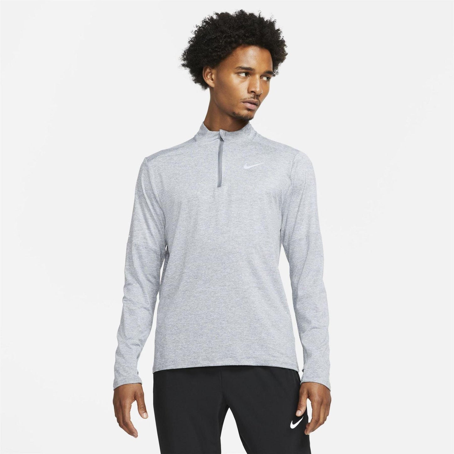 Grey Fog - Front - Nike Mens 3.0 Track Top