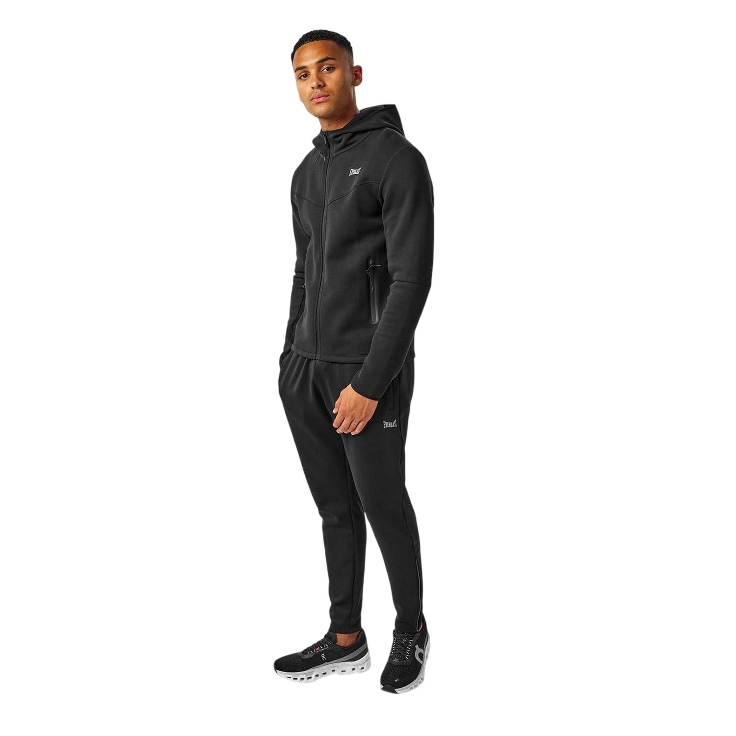 Black - Lifestyle - Everlast Mens Essential Tracksuit Bottoms