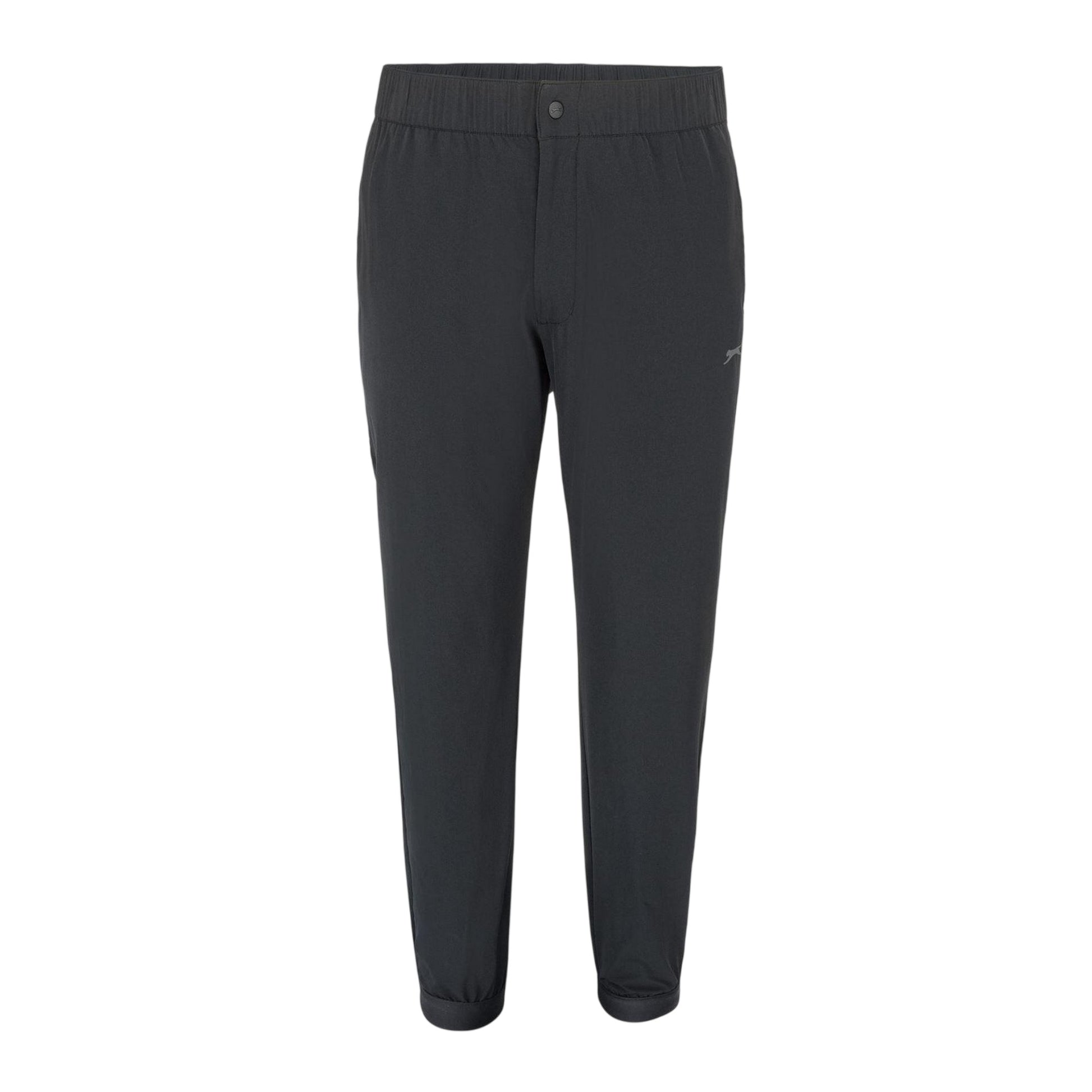 Black - Front - Slazenger Mens Nylon Joggers