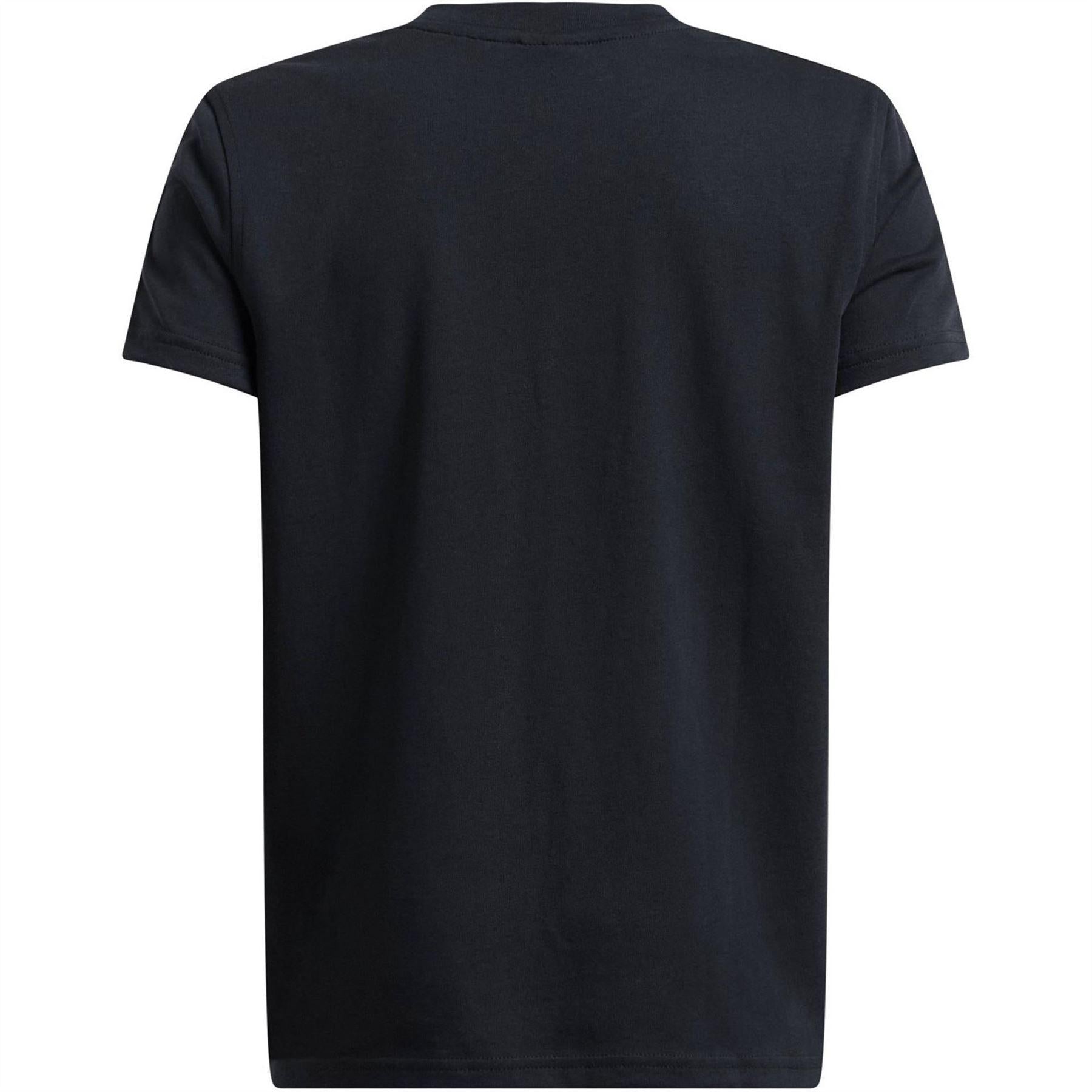 Black - Back - Under Armour Childrens-Kids Performance T-Shirt