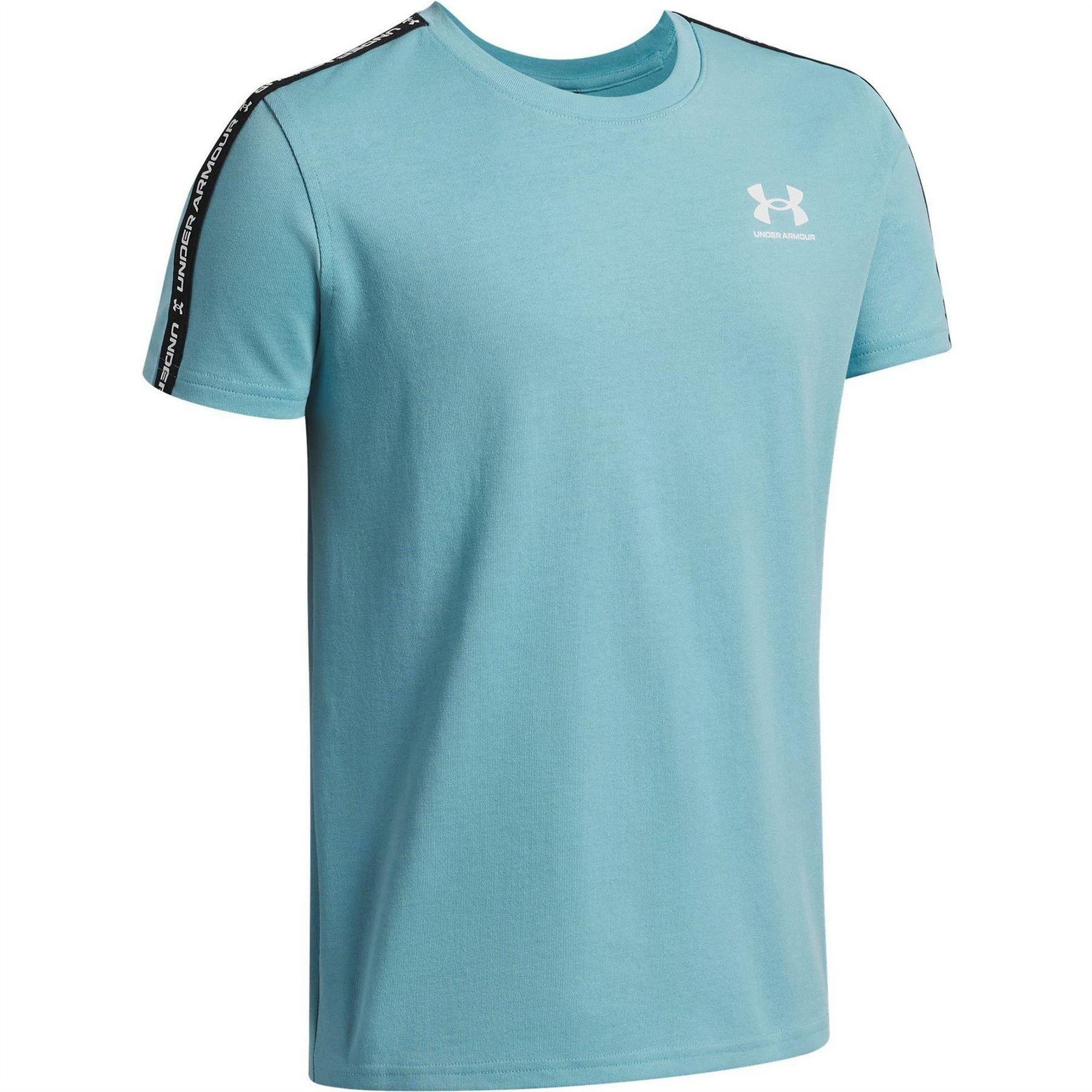 Blue Haze - Side - Under Armour Childrens-Kids Performance T-Shirt