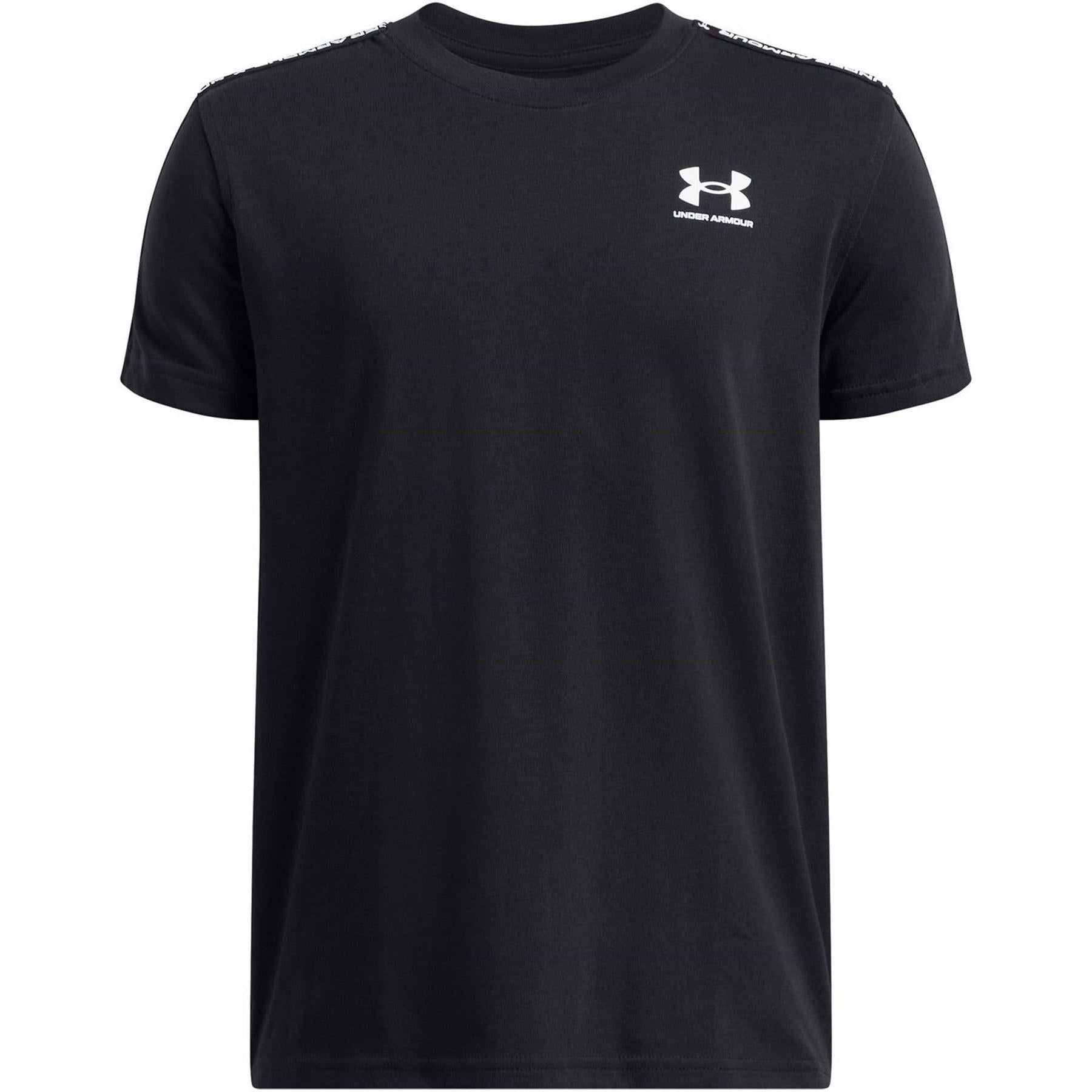 Black - Front - Under Armour Childrens-Kids Performance T-Shirt