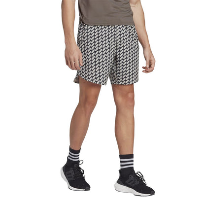 Brown-Black - Side - Adidas Mens Marimekko Athletic Shorts