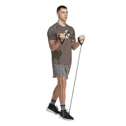 Brown-Black - Lifestyle - Adidas Mens Marimekko Athletic Shorts