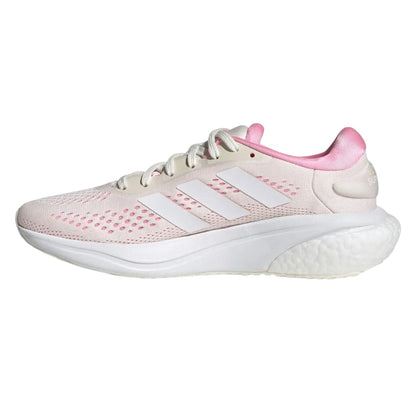 White-Pink - Pack Shot - Adidas Womens-Ladies Supernova 2 Running Trainers