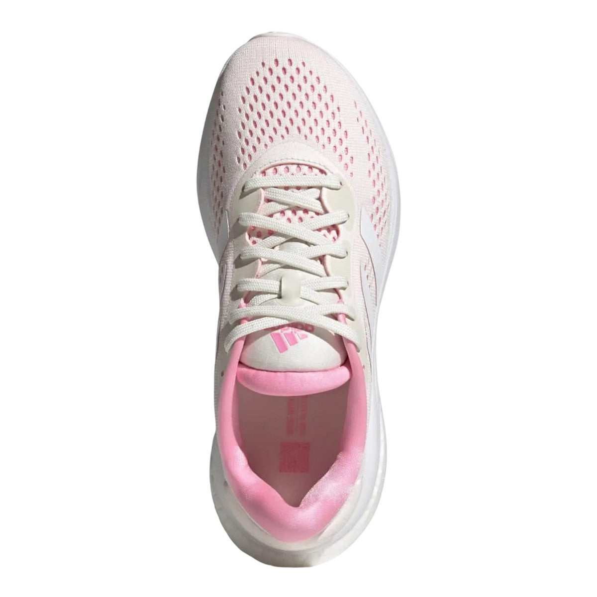 White-Pink - Close up - Adidas Womens-Ladies Supernova 2 Running Trainers