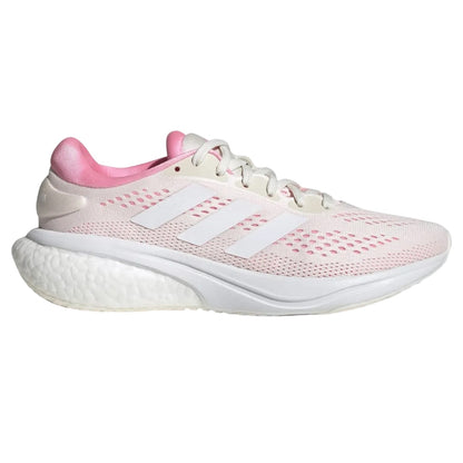 White-Pink - Lifestyle - Adidas Womens-Ladies Supernova 2 Running Trainers