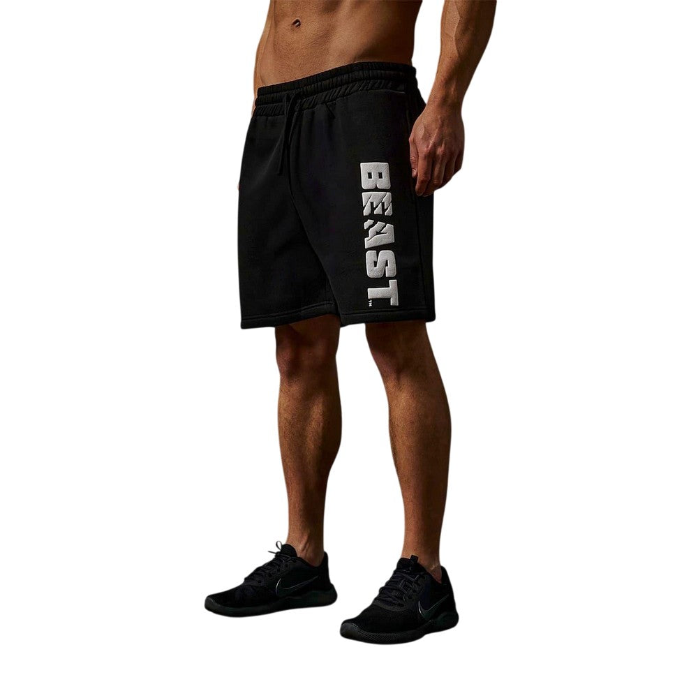 Black - Side - BEAST Mens Core Shorts