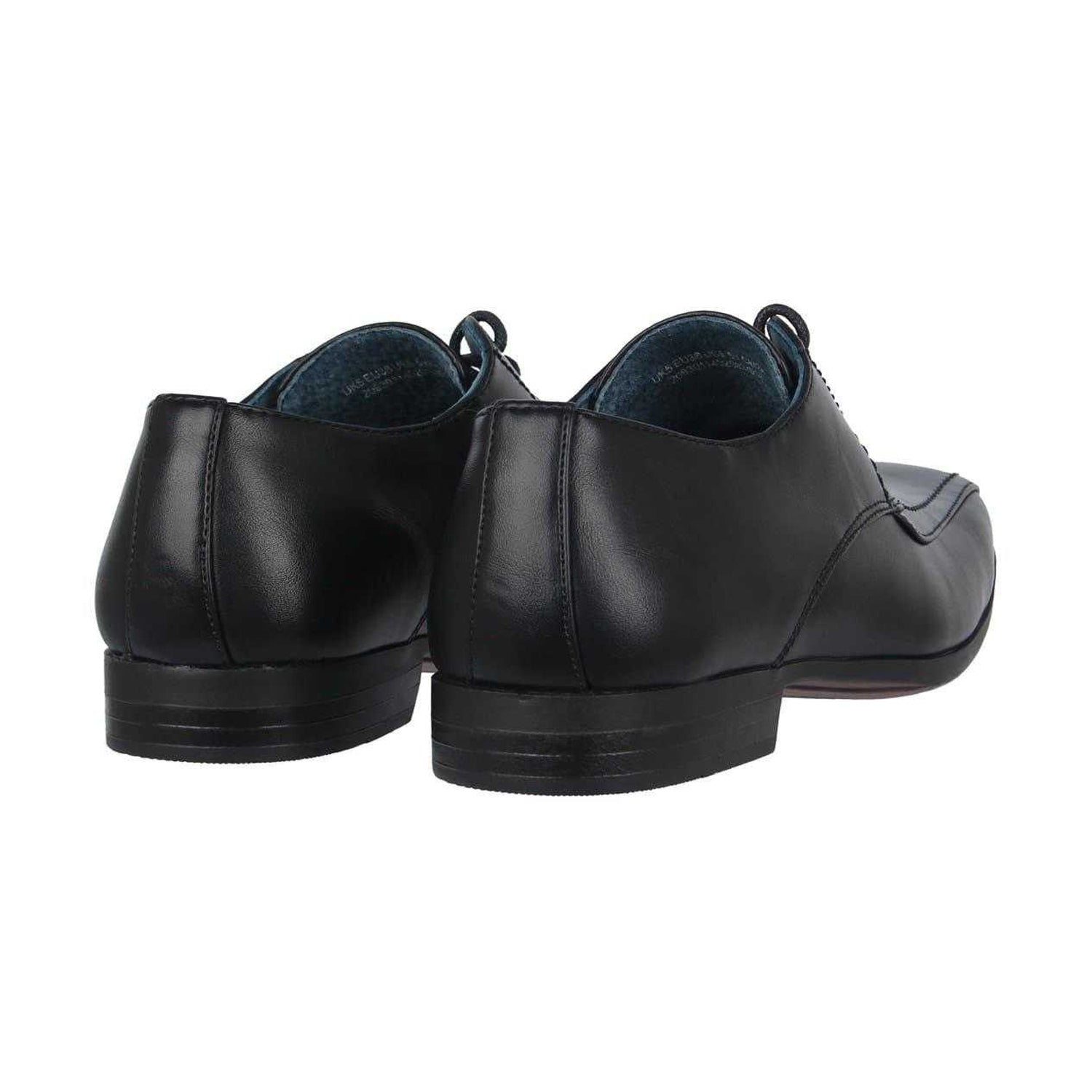 Black - Back - Giorgio Boys Bourne Derby Shoes