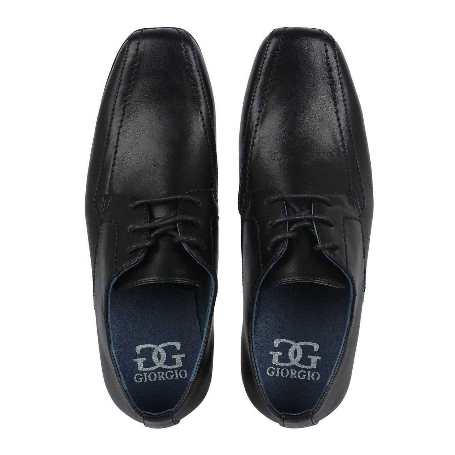 Black - Lifestyle - Giorgio Boys Bourne Derby Shoes