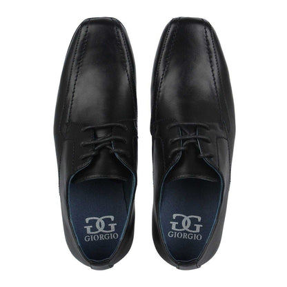 Black - Lifestyle - Giorgio Boys Bourne Derby Shoes