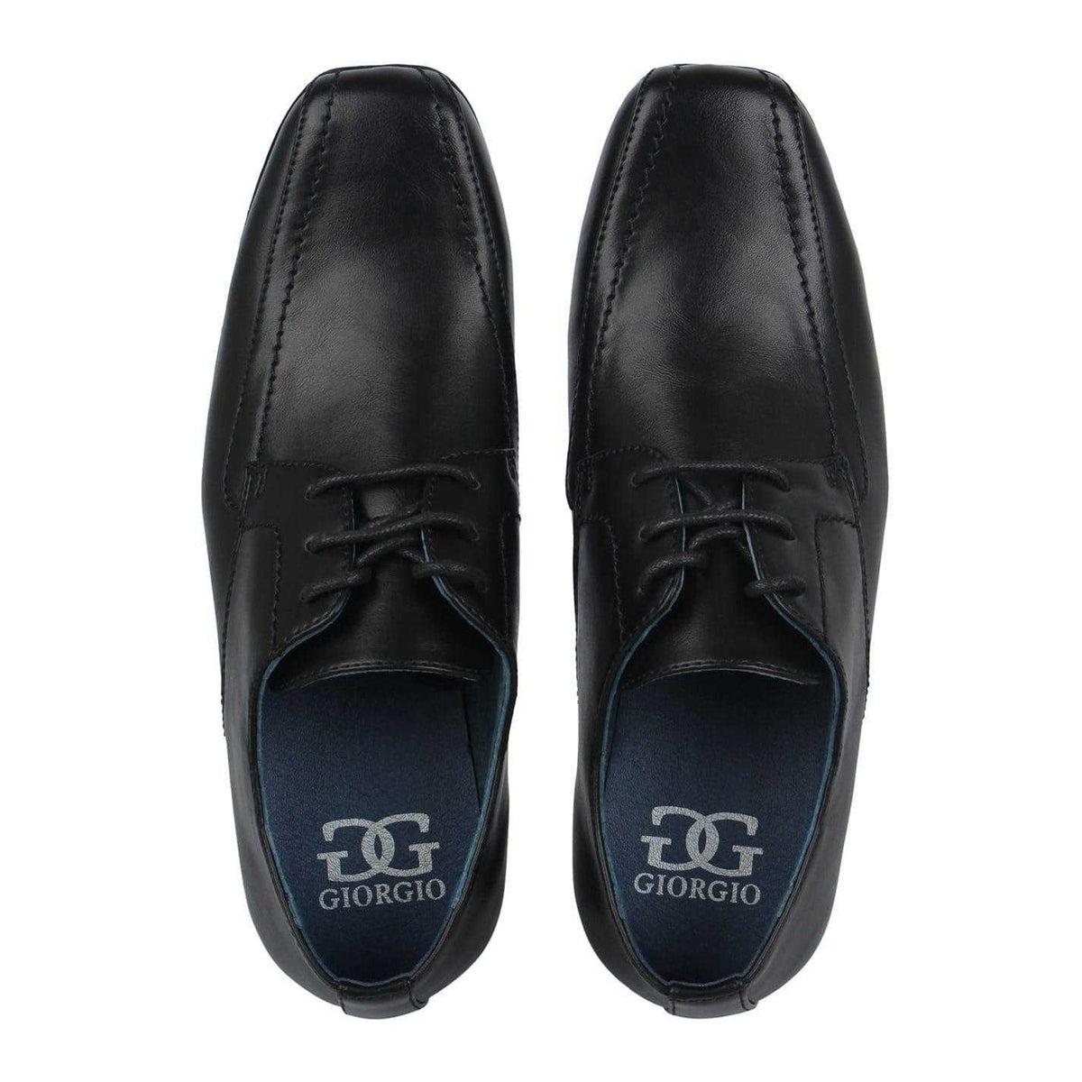 Black - Lifestyle - Giorgio Boys Bourne Derby Shoes
