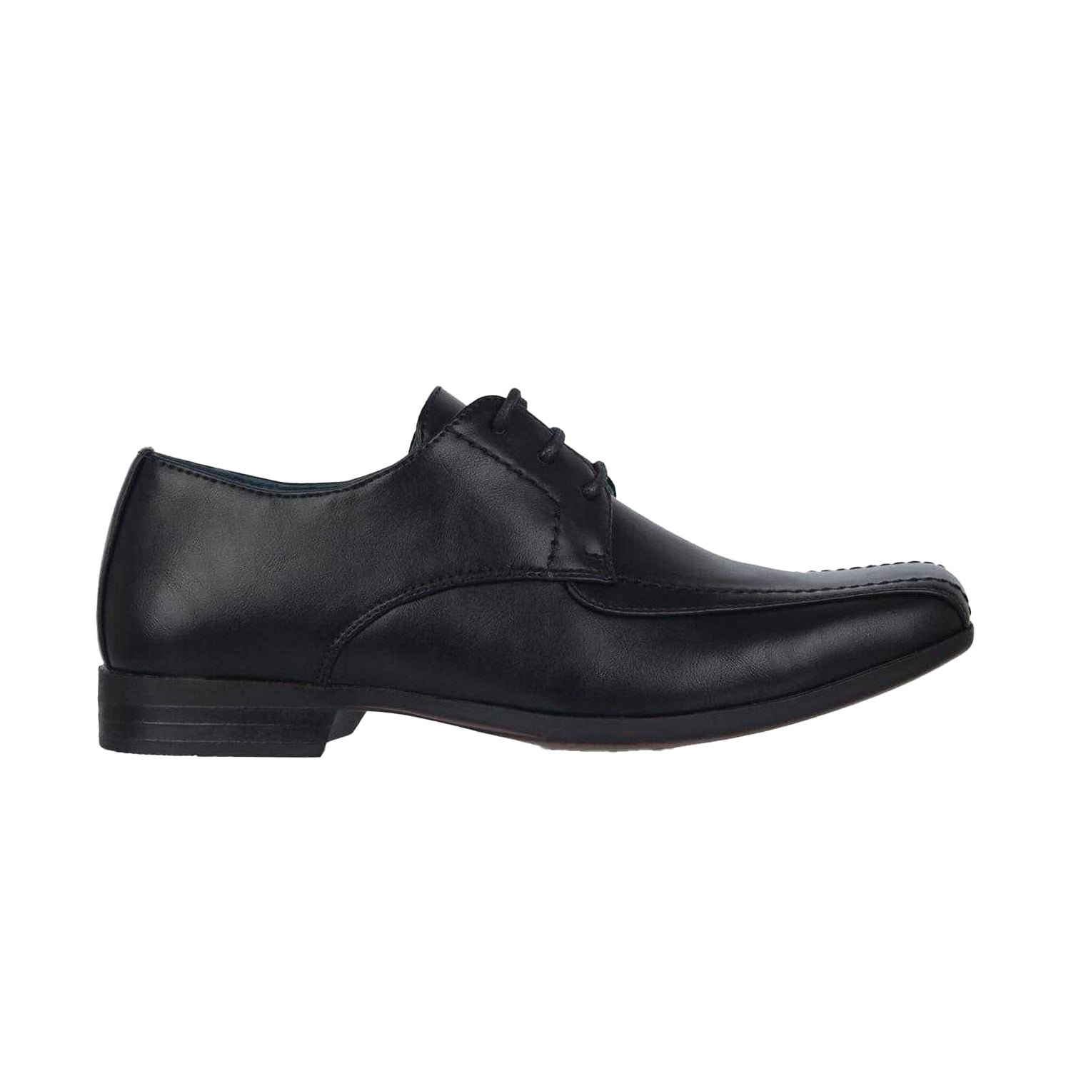 Black - Front - Giorgio Boys Bourne Derby Shoes
