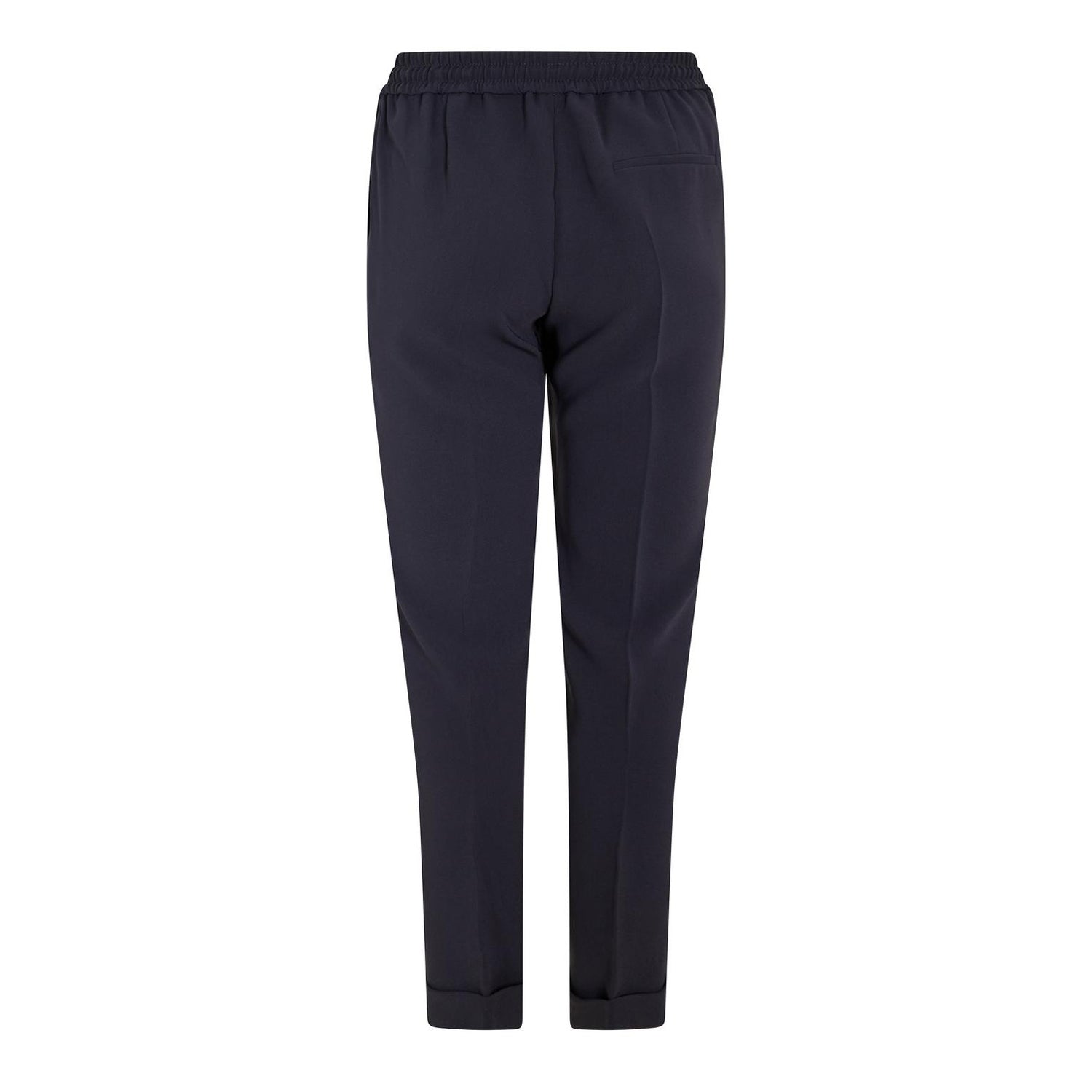 Dark Blue - Back - Boss Womens-Ladies Tariyanah Straight Leg Trousers