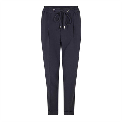 Dark Blue - Front - Boss Womens-Ladies Tariyanah Straight Leg Trousers