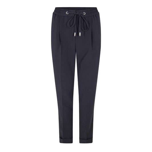 Dark Blue - Front - Boss Womens-Ladies Tariyanah Straight Leg Trousers